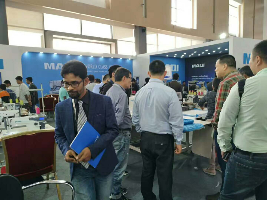 GARMENTECH展会上，孟加拉电视台采访网赌十大正规网址